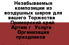 Незабываемые композиции из воздушных шаров для вашего Торжества - Приморский край, Артем г. Услуги » Организация праздников   